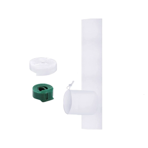 Window Sealing Set Waterproof Air Lock Window Seal Insulation Curtain with Zippers for Ventilation Easy to Install