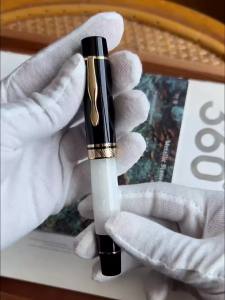 MAJOHN P139 Large Piston Fountain Pen No.6/8 EF/F/M Nib R Hard Rubber Tongue All-copper Piston Structure Writing Gfit Pen