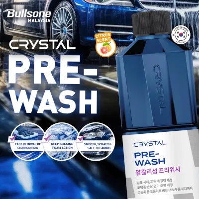 Bullsone Crystal Alkaline Pre-Wash High-density Active Foam Car Shampoo Coating-Safe (1L)