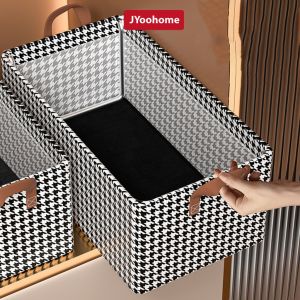 Hộp Đựng Quần Áo KHÔNG NGĂN Khung Thép JYoohome Thiết Kế Gấp Gọn Thông Minh Giỏ Đựng Đồ Lót Giúp Tiết Kiệm Không Gian