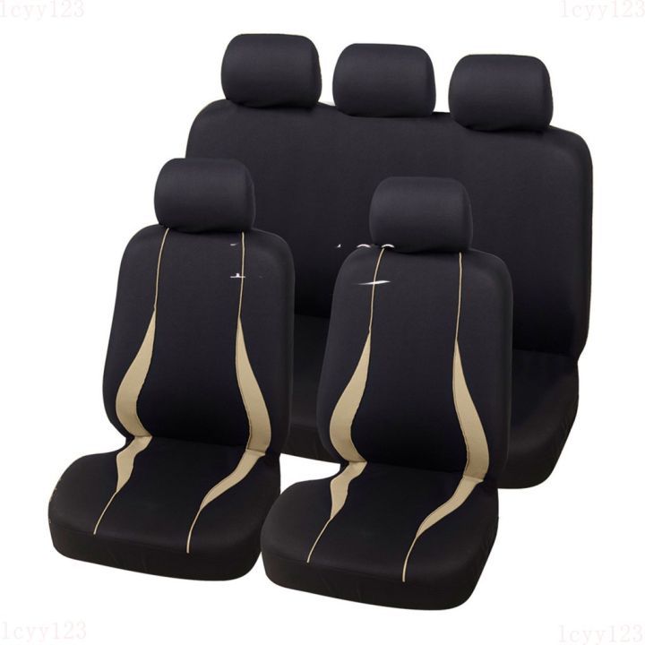 9PCS car fabric seat cover-TOYOTA HILUX VIGO SEAT COVER FULL SET Car 5 ...