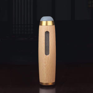 Portable High Grade Anti Ash Fly Wood Holder Car Ashtray Cover Smart Tool For Men Home Living Mini Car Storage