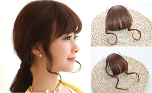 Tóc mái thưa mai xoăn M03 tóc giả nữ Sỉ 15k