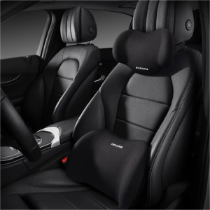 💥24H Shipping💥SOARFLY 3D Memory Foam Car Pillow Seat Headrest Neck Waist Pillow Car Travel Neck Lumbar Support Cushions