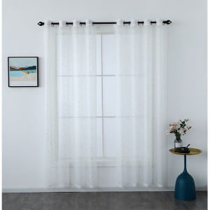 1pc stars style Blackout Curtain for window Bedroom and Living Room with 8 Grommets 140x160cm 140x220cm