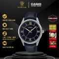 Đồng Hồ Nam Casio MTP-V005L-1B5UDF Trang Trọng Lịch Lãm Mặt Kính Khoáng Đen Dạ Quang 40mm Chống Nước Dây Da Chính Hãng Casio WATCHSTORE. 
