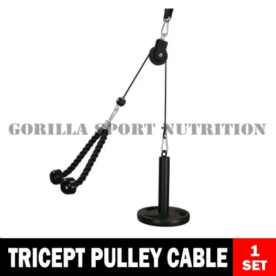 Triceps Cable Workout Pulley System DIY Pulley Cable Fitness Equipment Home Gym Pull Down Machine Fitness Machine