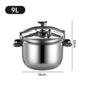 Nipiin Stainless Steel Pressure Cooker Multifuntional Cooker Non Stick Soup Pot Large Capacity For Family Kitchen