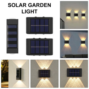 【COD】12/16LED Lampu Dinding Surya/Lampu Dinding Outdoor Tenaga Matahari/Lampu Solar Sensor Cahaya/LED Solar Lamp Anti Air
