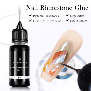 BORN PRETTY 10g Nail Rhinestone Adhesive Glue For Stick The Drill Soak Off UV LED Nail Art Gel Varnish
