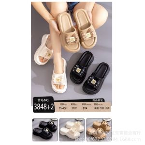 Free Shipping EVA WomenS Slippers Featuring A Non-Slip Sole Soft And Comfortable Material Fashionable Design And Versatile Style With A Thick Platform