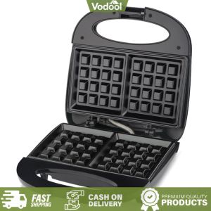 [VSC] Waffle Maker Waffle Making Machine Portable Chaffle Maker Anti-scalding Mini Waffle Maker Machine for Waffles Sandwiches