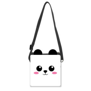 Sling 3D Face 1 Ruang Motif Karakter Tas Selempang Anak Karakter Suvenir Souvenir Wallet