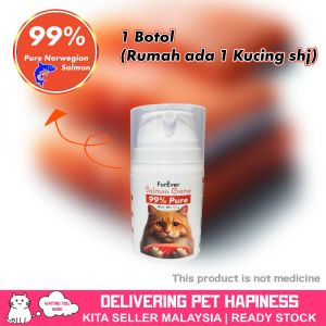 FUREVER Salmon Catty Fish Creme Emulsified Fish Oil for Cat Minyak Ikan Salmon untuk Bulu Kucing 宠物乳化鱼油三文鱼