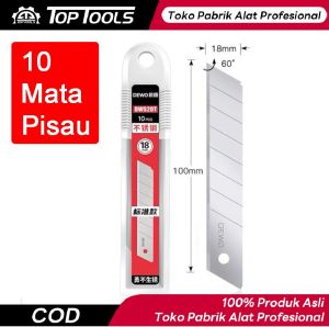 TopTools PISAU CUTTER BAJA PEMOTONG MULTIFUNGSI ANTI KARAT 9IN1