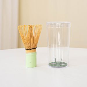 METALIX 80 Fringe Useful Kitchen Green Tea Matcha Bamboo Accessories Matcha Tea Tools Bamboo Brush Matcha Tea Powder Whisk
