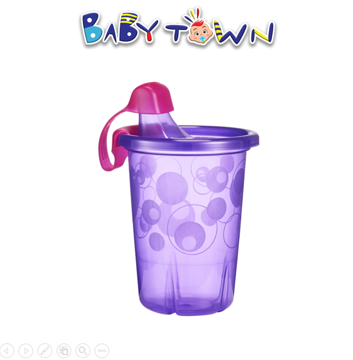 The First Years Take & Toss Bicchieri Con Beccuccio Antigoccia Per Bambini - 8 Pezzi Da 283g - Pratici E Riutilizzabili - 3