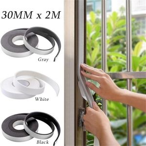 2M Self-adhesive Soundproofing Sealing Strip Door Seal Acoustic Foam Windproof Dust-proof Strip
