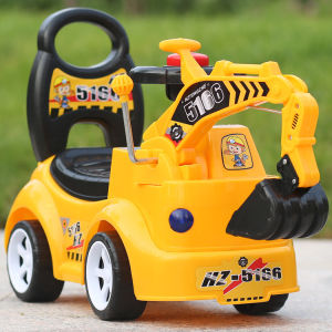 Excavator Baby ride on toy Excavator Backhoe Digger Grabber Car for kids