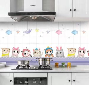 Decal Dán Bếp Hoa Văn Giả Đá Tráng Nhôm Chịu Nhiệt Chống Nước Dán Bàn Nhà Tắm Kích Thước 60cm x 300cm