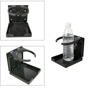 Cup Drink Holder Folding Car Cup Holder Water Bottle Front Cup Stand for Boat Truck Yacht SUV RV Van Tray