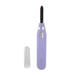 Moffie  Electric Heated Eyelash Curler Fast Heating Eyelash Curling Long Lasting Anti-Burn Natural 3 Gears control