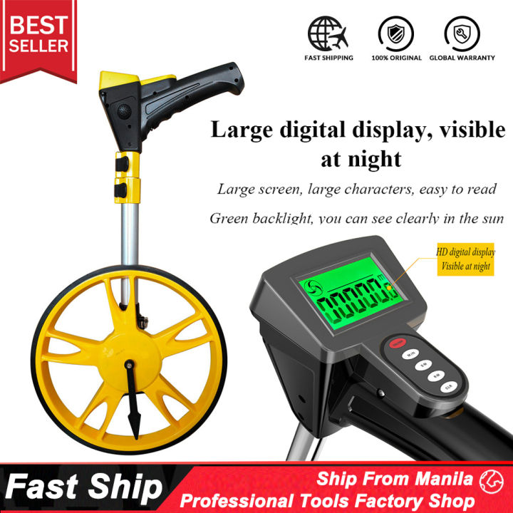 Big Wheel Folding Distance Measuring Wheel Roller Rangefinder Surveyor ...