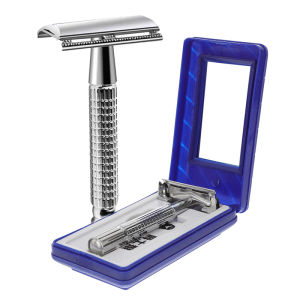Stainless Steel Manual Shaver Classic Safety Razor for Men
