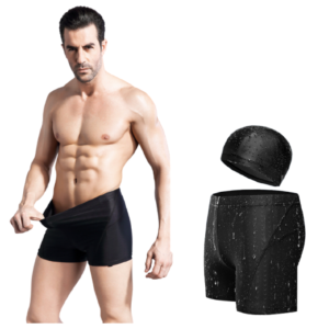 🇲🇾Ready Stock KL Waterproof Swimwear Shark Skin Men Boy Swim Trunk Short Pant Swimming Pants Mens Swimsuit Seluar Pendek Panjang BERENANG LELAKI