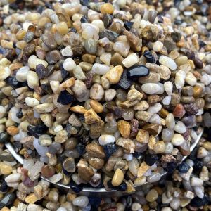 Sỏi 3 Màu Hạt Nhỡ Trang Trí Bể Cá Thủy Sinh Trải Nền Chậu Cây & Tiểu Cảnh - Túi 1kg Giá Rẻ