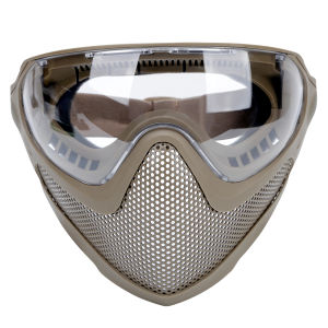 Mặt nạ bảo vệ Airsoft Chống sương mù Goggles Full Face FAST Mũ bảo hiểm Mask Đen/Vàng/Lens Tactical CS Bắn Paintball Phụ kiện