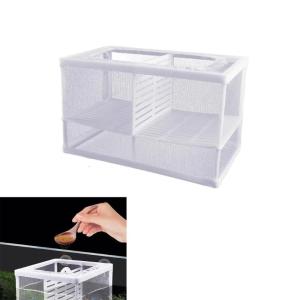 2pcs Aquariums Hatchery Tanks Breeder Box With Clear Netting Design For Baby Fish Shrimp Isolation Nursery Chamber