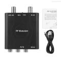 Convenient RF Modulator AV to RF Converter - NTSC CH3/CH4 Channels Video Input Adapter - Perfect for Analog TVs. 