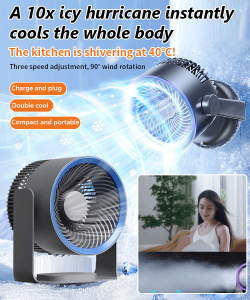 Modern multifunctional wallmounted fan