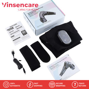 Vinsencare 2in1 Massager Heated Therapy Shoulder Wrap Adjustable Shoulder Heating Pad for Dislocated Frozen Shoulder Tendinitis Hot Cold Injury Support Brace with Touch Control - Fatigue Relief
