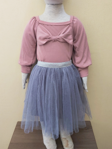 Kaos PITA Lengan Balon - Baju Atasan Anak Perempuan 1-5 tahun - ABELLE