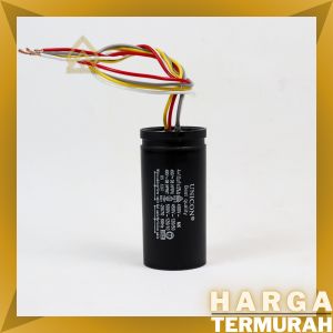 KAPASITOR MESIN CUCI 2 TABUNG 4+10uf CAPASITOR DOBEL / KAPASITOR DOUBLE DINAMO / ALCO MESIN CUCI 4 + 10 UNICON CWH