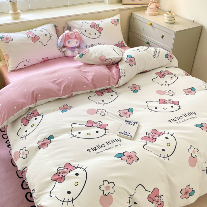 Dansunreve%20Quilt%20Cover%20Washed%20Cotton%20Duvet%20Cover%20Sanrio%20Kuromi%20Cinnamoroll%20Pochacco%20Kitty%20Comforter%20Cover%20with%20Zipper%20-%20Image%205