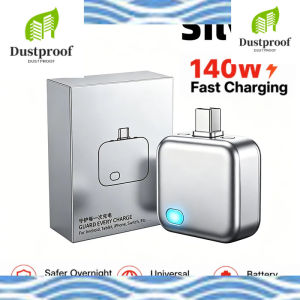 140W Type-C Fast Charger Adapter - Smart Auto Disconnect Power Adapter with Full Charge Stop Function for iPhone Samsung & Laptops