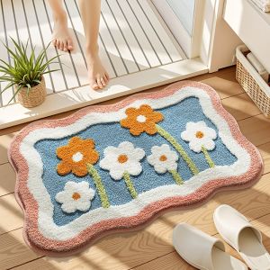 พรมปูพื้น เป็นธรรมชาติ ทําความสะอาดง่าย พรมห้องน้ำ ไม่แตกหักง่าย แยก สง่างาม การสนับสนุน ครอบครัว