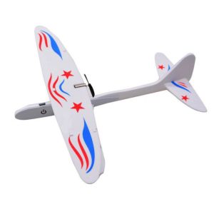 YUDESHUI có đèn LED Máy bay giấy quay tay 35932mm Có thể sạc lại bằng USB Máy bay phóng tay Chất lượng cao PP Máy bay lượn trực thăng