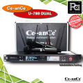 ไมค์ลอย CeanCe U789 DUAL ไมโครโฟนไร้สาย ไมค์ถือคู่  U789 DUAL ปรับความถี่ได้ UHF ความถี่ใหม่ ถูกต้องตามกำหนด กสทช. PA SOUND CENTER. 