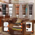 Leather and Vinyl Repair Kit 5 Colors, Endhokn Leather Repair Kit for Sofas, Car Seats, Jackets, Bags, Purse, Belts, Shoes, Holes and Scratch Leather Repair Kit 200ml. 