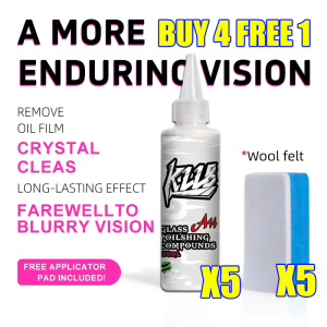 one Use Lasts 10Years car polish Upgrade glass polishing compound suitable for all car glass cleaner glass coating windscreen watermark remover car glass scratch remover Car Glass Polishing car glass oil film remover