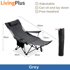 Recliner Leisure Chair Foldable Chair Portable Lazy Chair Folding Bed Recline Chair Indoor & Outdoor Chair Kerusi Lipat