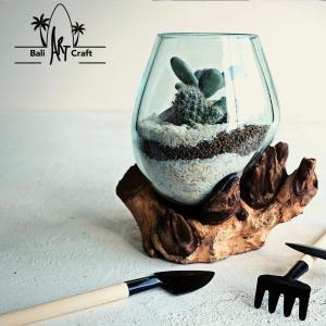 Vas Kaca Mangkuk Unik Ukuran 20cm l Pot Kaca Unik l Kaca Tiup l Hiasan Rumah l Aquarium Hias l Ikan Hias l Promo l Murah l Diskon