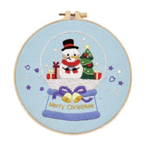 GIORGIONE Làm thủ công Bộ dụng cụ thêu Giáng sinh Ông già Noel Cây người tuyết Bộ tranh thêu chữ thập Dễ thương Phù hợp cho người mới bắt đầu Bộ dụng cụ thêu tranh Giáng Sinh Quà Giáng Sinh