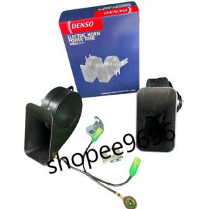 2PCS IN 1 SET PNP Denso horn BM HORN 1set 2pc L/H    Electric power Tone horn MADE IN INDONESIA