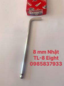 [Freeship +quà tặng 19k] Tay vặn Lục giác chữ L 8 mm đầu bi TL-8 Eight Nhật tại Máy NTT tháo lắp ốc chìm hiệu quả dễ dàng độ bền cao