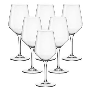 Bộ 6 Ly Rượu Thủy Tinh Electra Bormioli Rocco 192341B32021990 (350ml / Ly)